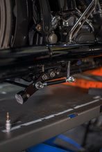 Load image into Gallery viewer, Hernandes Cartel chrome center stand lever and foot detail
