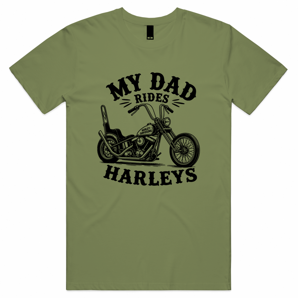 My Dad Rides Harleys Unisex Tee