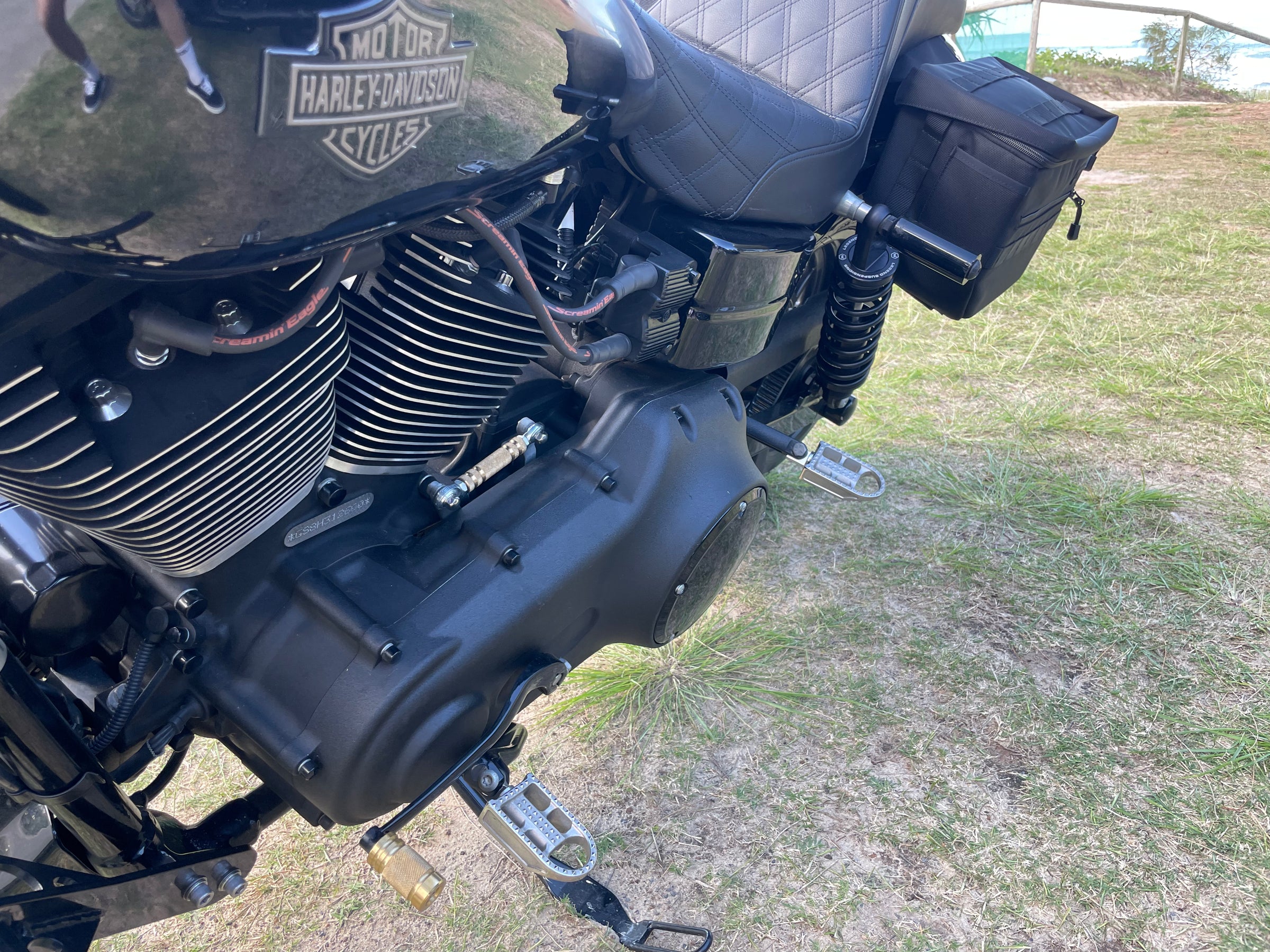 Dyna brass shift linkage