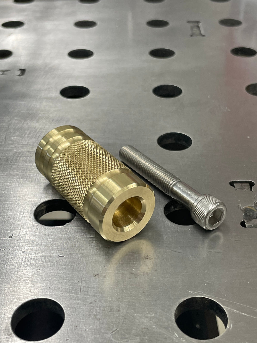 Knurled Brass shifter peg